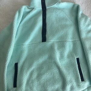 Vineyard Vines Mint Green Fleece Pullover
